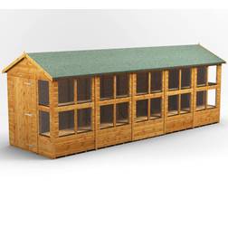 power Roof Potting Shed 20'x6' Golden (Building Area )