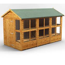 power Roof Potting Shed 12'x6' Golden (Building Area )