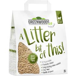 Greenwoods Plant Fibre Natural Clumping Litter 8L 8L