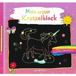 Mein erster Kratzelblock Einhorn