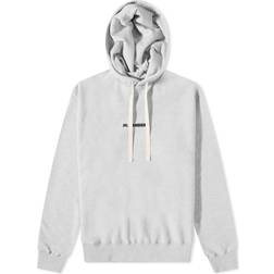 Jil Sander Gray Printed Hoodie 052 GREEN IT