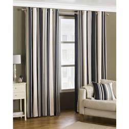 Riva Home Broadway Modern Stripe Ringtop Eyelet