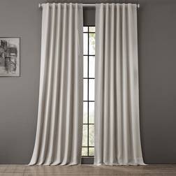 Exclusive Fabrics & Furnishings Alabaster Beige Rod Pocket Blackout