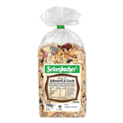 Müsli Ballaststoff & Frucht Mischung 750g