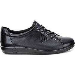 ecco Soft 2.0 Hoge Sneakers - Zwart