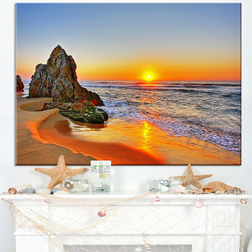 Design Art Beautiful Sunrise Tathra Seashore Framed Art