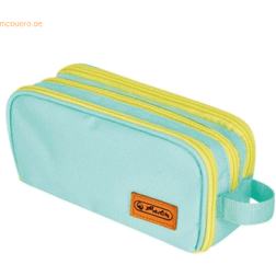 Herlitz Doppelfaulenzer Uni Mint/gelb, 1 Stück