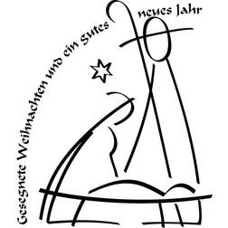 Rayher Stempel Gesegnete Weihnachten und