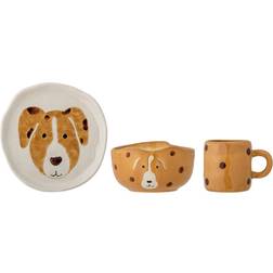 Bloomingville Set Vaisselle Enfant Kids 3 Pcs Dog
