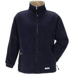 Planam Streem Fleece Jakke - Marine/Camel