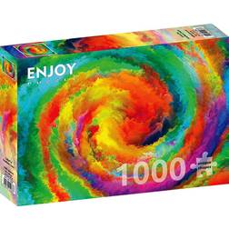 Enjoy Colorful Gradient Swirl 1000 Pieces