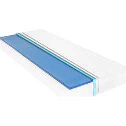 vidaXL 80 x 200 cm Mousse À Mémoire de Forme Visco 18 cm White Matelas en Polyéther