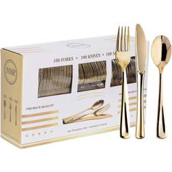 Disposable Cutlery Silverware 300pcs