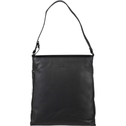 Voi Smooth Cowhide Leather Handbag - Black