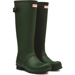 Hunter Women's Original Back Adjustable Rain Boots Green