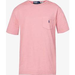 Polo Ralph Lauren Cotton/Linen Crew Neck T-Shirt Desert Rose