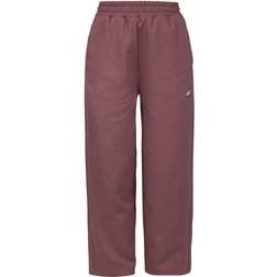 New Balance NB Athletics Fashion Pant Träningsbyxor Dam mörkröd
