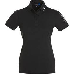 J.Lindeberg Tour Tech Golf Polo Shirt - Black