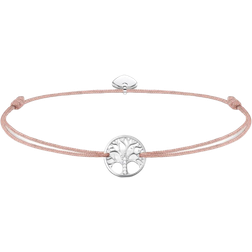 Thomas Sabo Little Secret Tree of Love Bracelet - Silver/Pink/Transparent