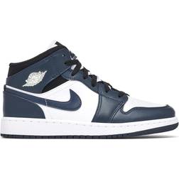 NIKE Air Jordan 1 Mid GS - Armory Navy/White/Black