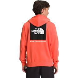 The North Face Men's Box NSE Pullover Hoodie, Retro Orange/TNF Black