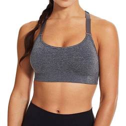 Puma Performance Seamless Sports Bra 3-pack - Black/White/Grey