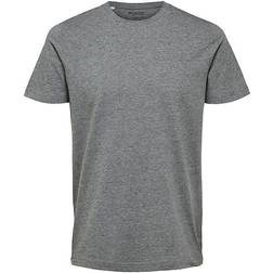 Selected Norman T-shirt - Medium Grey Melange