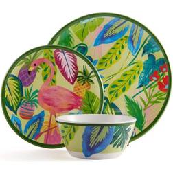 Fitz and Floyd & Flamingo Fling Dinner Set