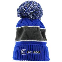 Clam Pom Hat Blue