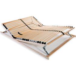 vidaXL Slatted Bed Base with 28 Slats