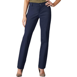 Lee Women's Wrinkle Free Relaxed Fit Straight Leg Pant - Imperial Blue