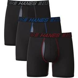 Hanes Men's Total Support Pouch Boxer Brief - Black