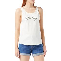 Hurley Oceancare One & Only Script Tank Top - Marshmallow