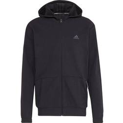 Adidas Aeroready Yoga Full-Zip Hoodie - Black/Grey Six