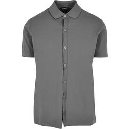 Urban Classics Knitted Shirt - Dark Shadow