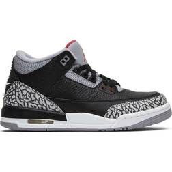 Nike Air Jordan 3 Retro OG GS - Black/Cement Grey/White/Fire Red