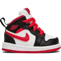 Nike Air Jordan 1 Mid TD - White/Very Berry/Black