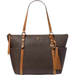 Michael Kors Sullivan Large Logo Top Zip Tote Bag - Brown/Acorn