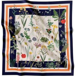 Flora Danica Denmark Flower Field Sidenscarf