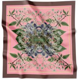 Flora Danica Denmark Pink Flower sidenscarf