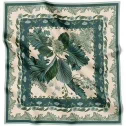 Flora Danica Denmark Garden Sidenscarf - Green