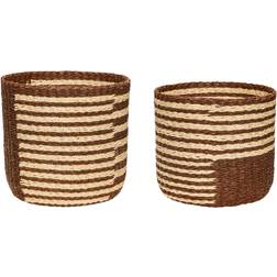 Hübsch Paniers À Ficelle Set De 2 Pièces 511505 Panier