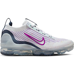 Nike Air VaporMax 2021 FK GS - White/Midnight Navy/Violet Frost/Metallic Silver