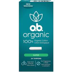 O.b. Organic Super Unscented 24-pack