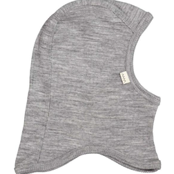 MarMar Copenhagen Wool Rib Balaclava - Grey Melange