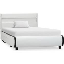 vidaXL Bed Frame with LED 2 Drawers 70cm 90X200cm