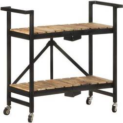 vidaXL Kitchen Trolley Table 14.2x34.2"