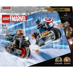 LEGO Marvel Black Widow & Captain America Motorcycles 76260