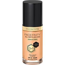 Max Factor Facefinity All Day Flawless 3 in 1 Foundation SPF20 #W76 Warm Golden