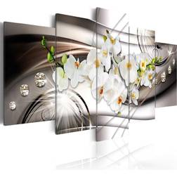 Artgeist Orchid with Diamonds multifarvet Billede